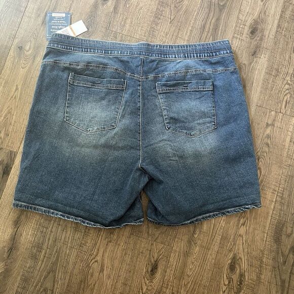 Democracy Women’s Jeans Shorts 24w  Ab Leisure High Rise Funny Control Slimming - Picture 2 of 5